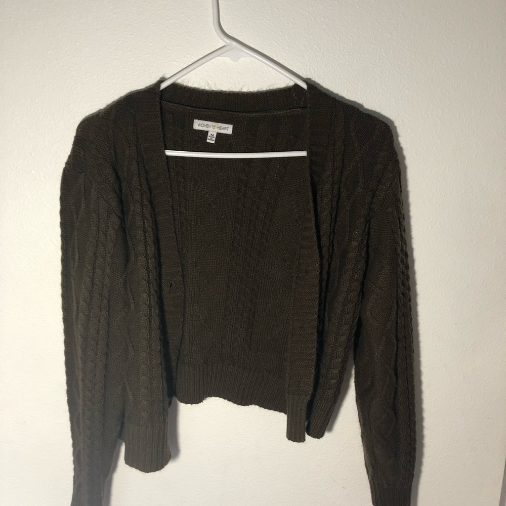 Brown cardigan super cute